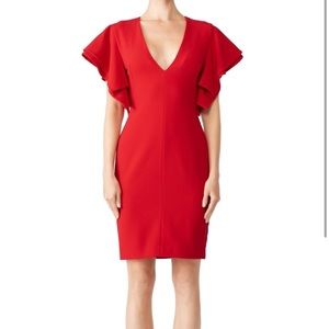 Black Halo Red Simon’s Sheath Dress sz 4
